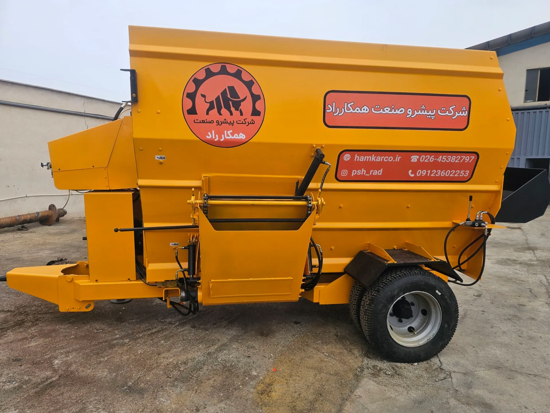 فیدر میکسر 9 متر مکعب دامداری